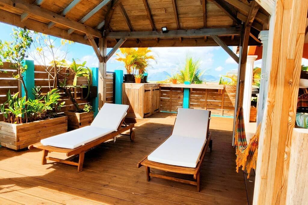 Villa Anolis, Sainte Luce, Piscine, Vue Mer, 4* Exteriör bild